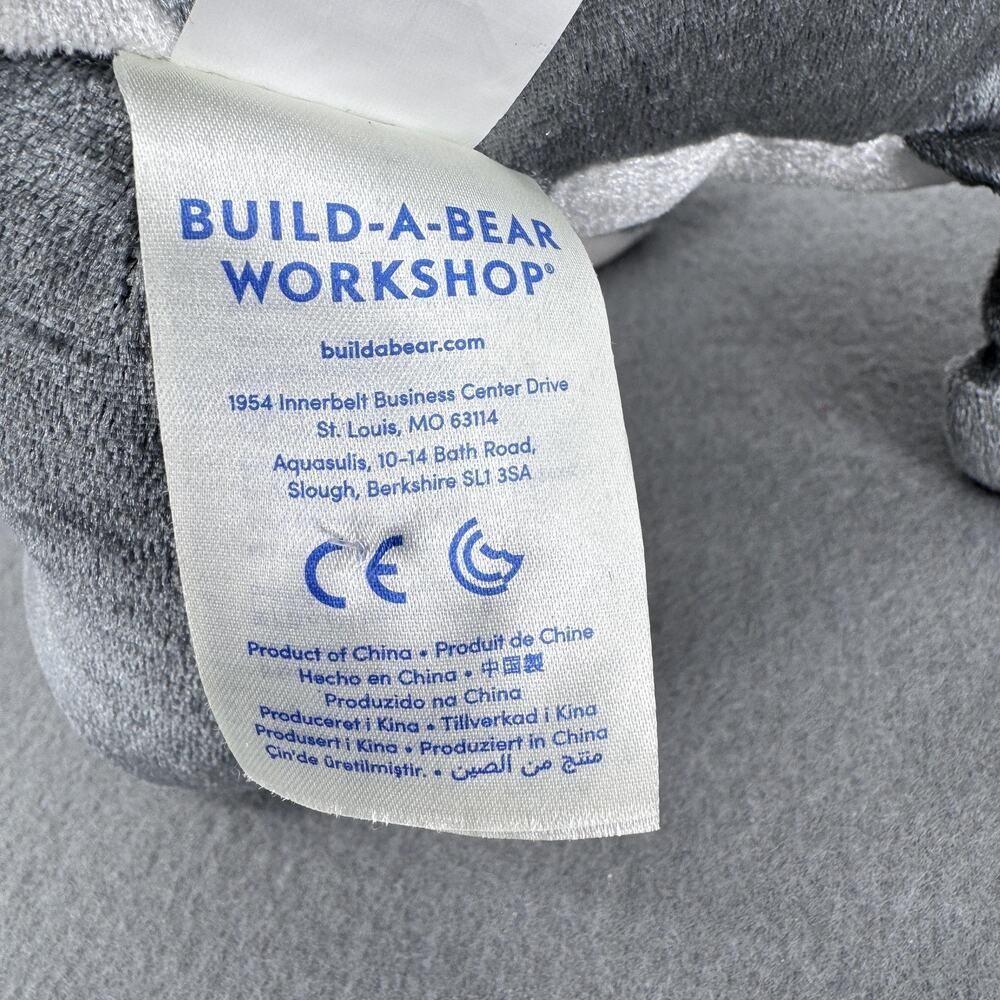13in Build A Bear Discovery Shark Week 2020 Great White Shark Plush DCL - Picture 6 of 10